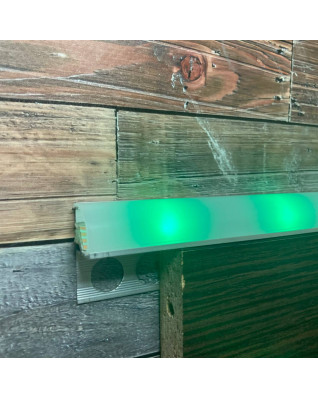 Угловой Led профиль алюминиевый для плитки и гипсокартона "Avgustina" LED 35*15 без покрытия 3,0 м фото