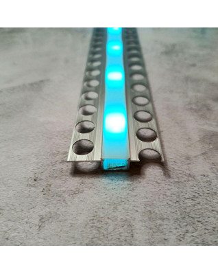 Профиль LED для световых линий врезной "Baby LED" без покрытия 3,0 м.  фото