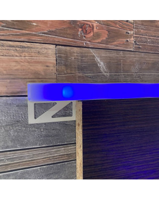 Led профиль с боковой подсветкой алюминиевый для плитки и гипсокартона "Fiona" LED 35*13 белый 3,0 м фото