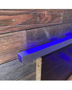 Led профіль алюмінієвий для плитки та гіпсокартону "Pina colada" LED 35*15 срібло 3,0 м фото №6