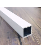 Алюминиевая квадратная труба 15*15*1.5 крашеная "Белая" 3,0 м. фото №3