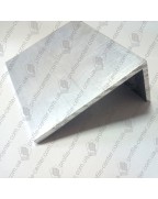 40*10*2. Алюминиевый уголок разносторонний, анод «Серебро» 3,0 м. фото №2